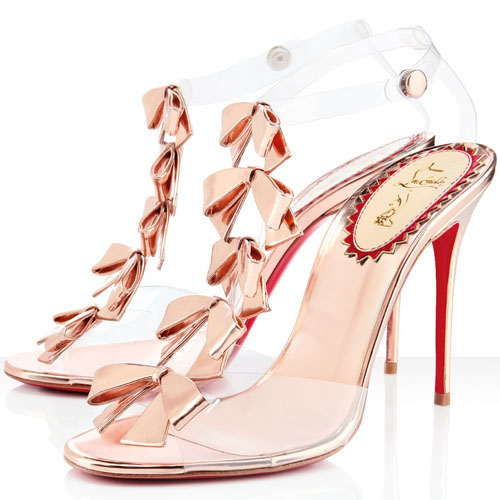 Christian Louboutin  Bow Bow 100mm Sandals Pink