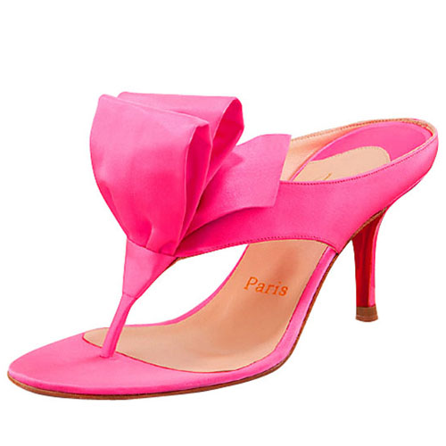 Christian Louboutin  Tulp Thong 80mm Sandals Pink