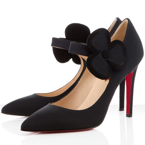 Christian Louboutin  Pensee 100mm Mary Jane Pumps Black