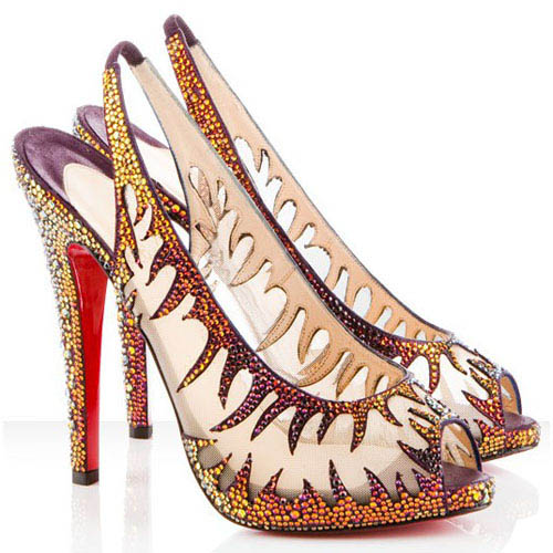 Christian Louboutin Maralena 140mm Special Occasion Flame