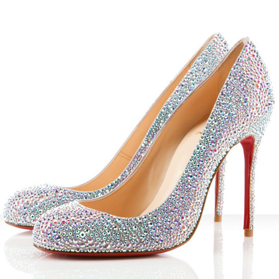Christian Louboutin  Fifi Strass 100mm Special Occasion Aurora Boreale