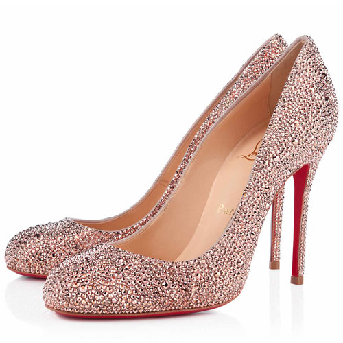 Christian Louboutin  Fifi Strass 100mm Special Occasion Nude
