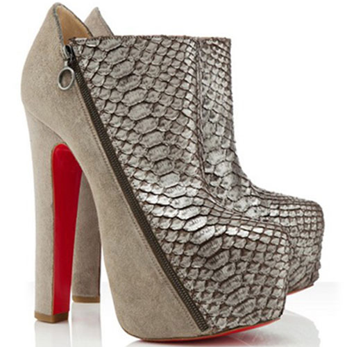 Christian Louboutin  4A 160mm Ankle Boots Taupe