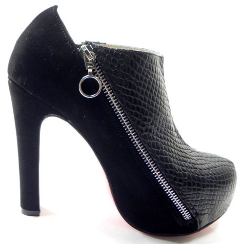 Christian Louboutin 4A 120mm Ankle Boots Black