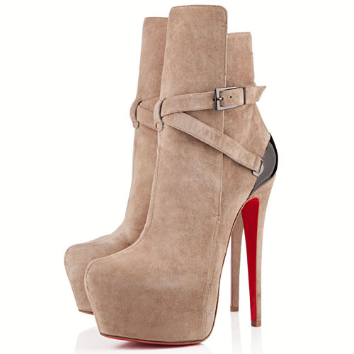 Christian Louboutin  Equestria 160mm Ankle Boots Taupe