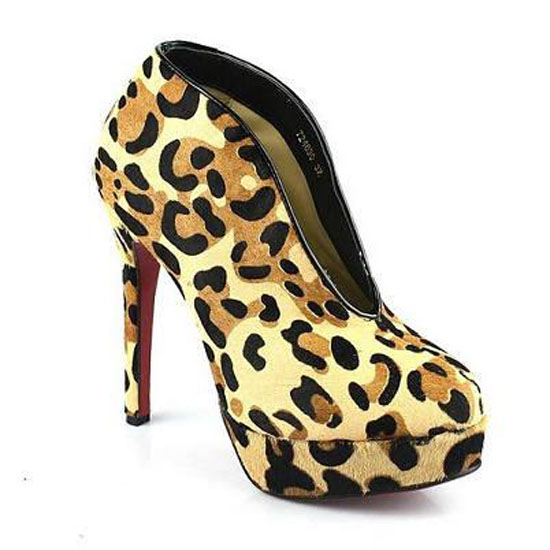 Christian Louboutin Miss Fast Plato 120mm Ankle Boots Leopard