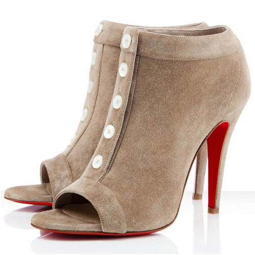 Christian Louboutin  Maotic 120mm Ankle Boots Camel