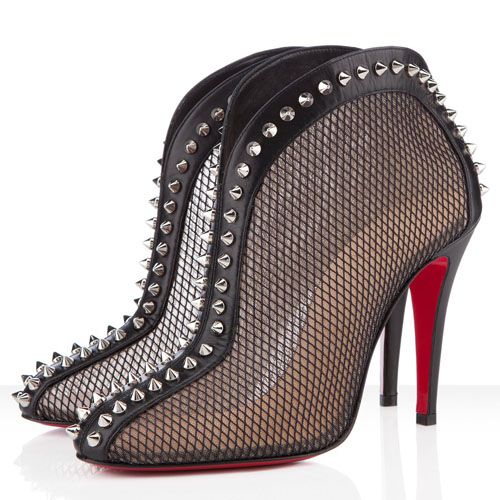 Christian Louboutin Bourriche 100mm Ankle Boots Black