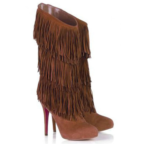 Christian Louboutin Forever Tina 140mm Boots Brown