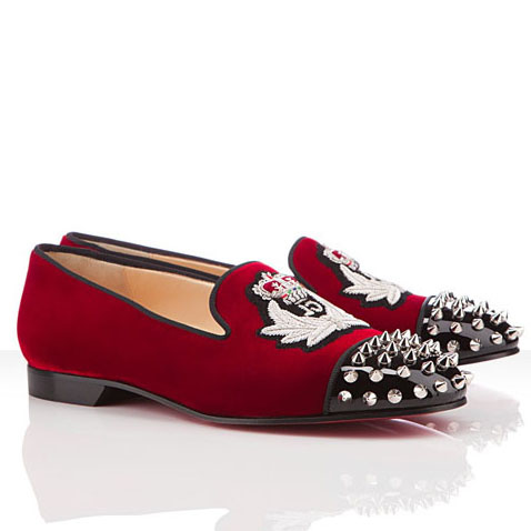 Christian Louboutin Intern Loafers Red