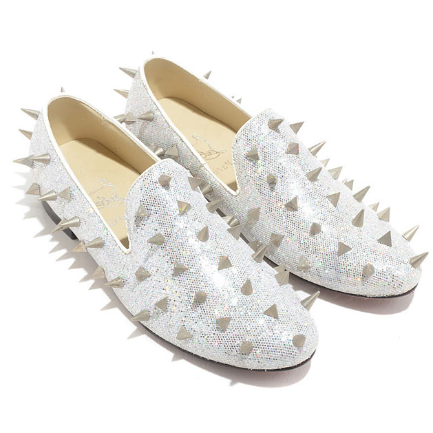 Christian Louboutin  Rollergirl Loafers White