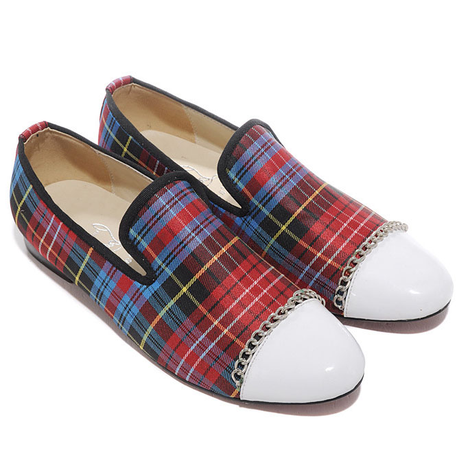 Christian Louboutin Rollergirl Loafers Red