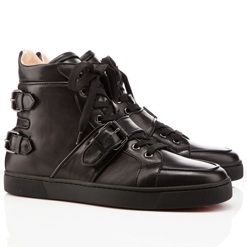 Christian Louboutin Spacer High Top Sneakers Black