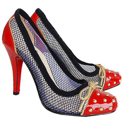 Christian Louboutin Candy Lace 120mm Pumps Red