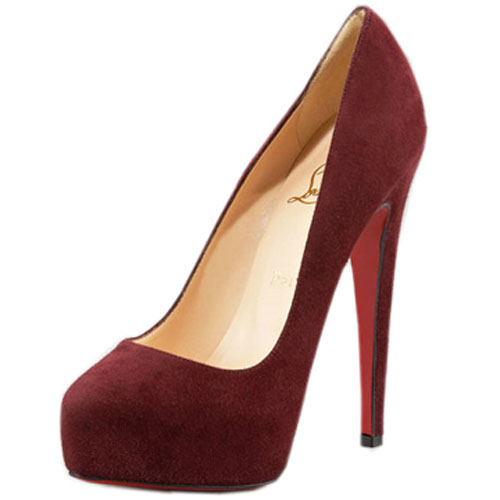 Christian Louboutin Miss Clichy 140mm Pumps Wine