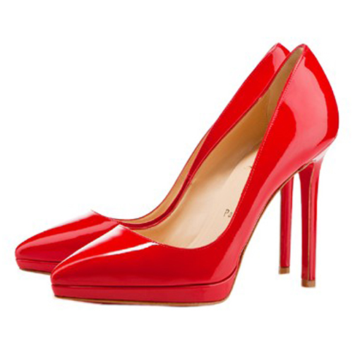 Christian Louboutin  Pigalle Plato 120mm Pumps Red