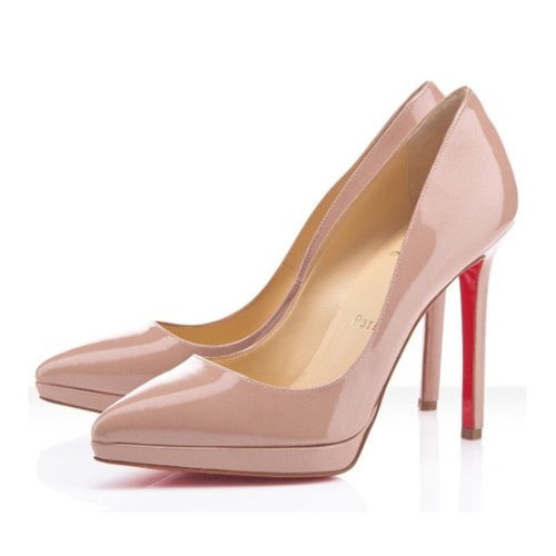 Christian Louboutin Pigalle Plato 120mm Pumps Nude