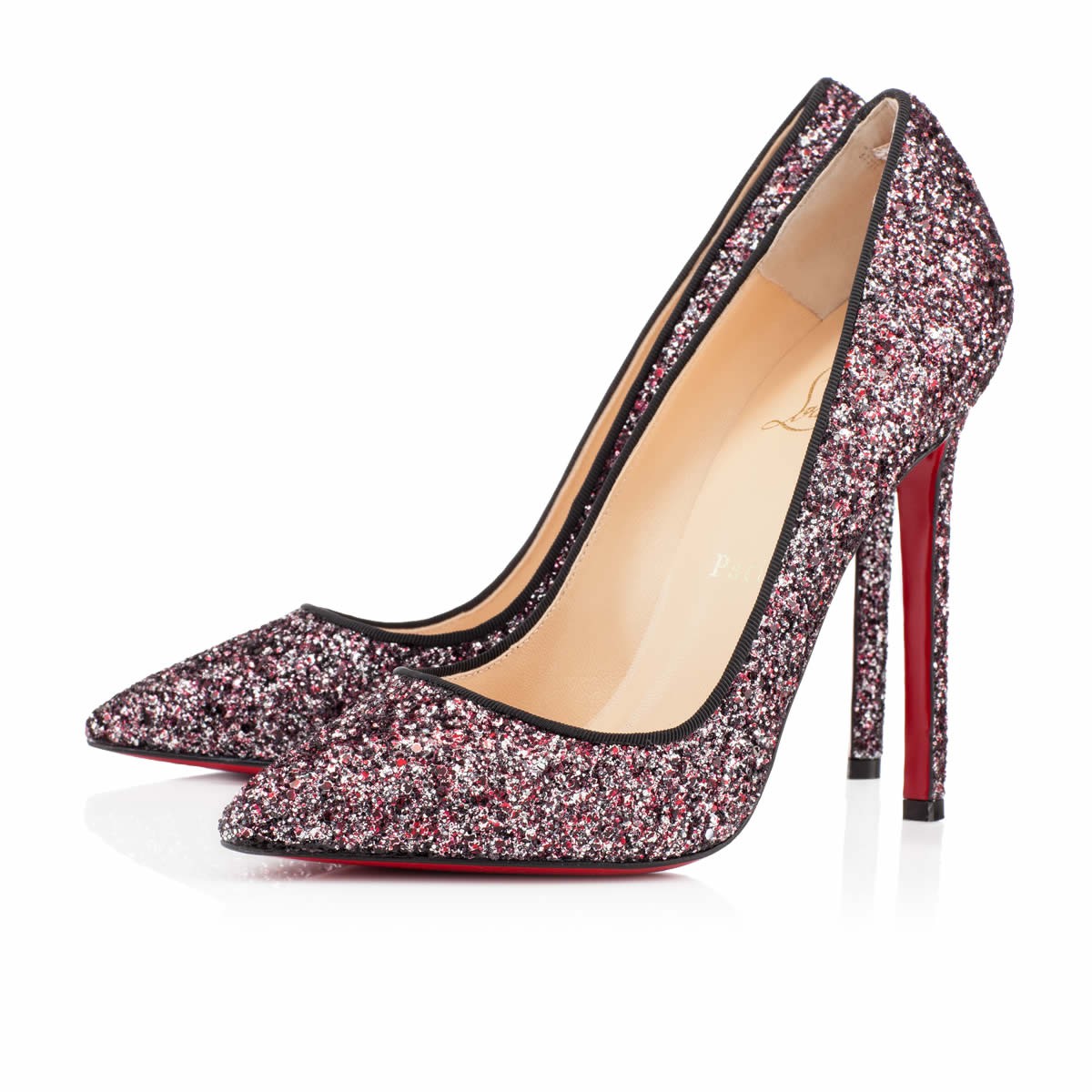 Christian Louboutin Pigalle 120mm Special Occasion Rose Antique