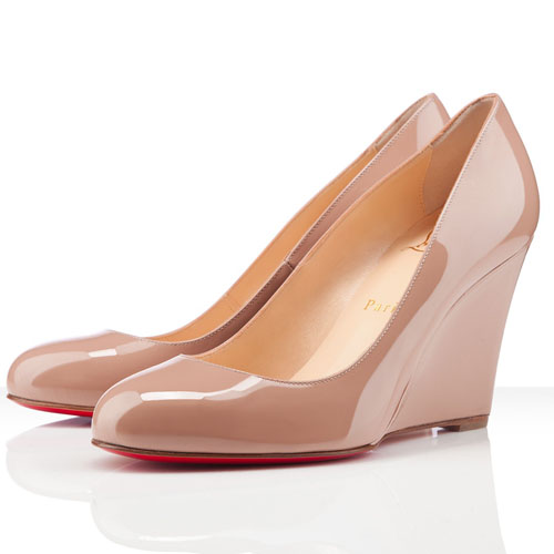 Christian Louboutin Ron Ron Zeppa 80mm Wedges Nude